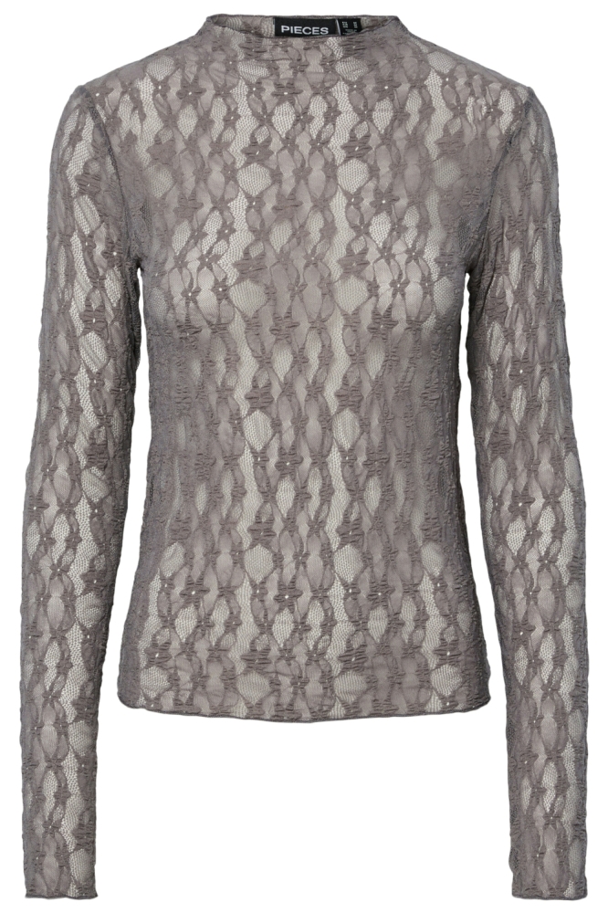 PCJUNILLA LS LACE TOP WVN 17159488 December Sky